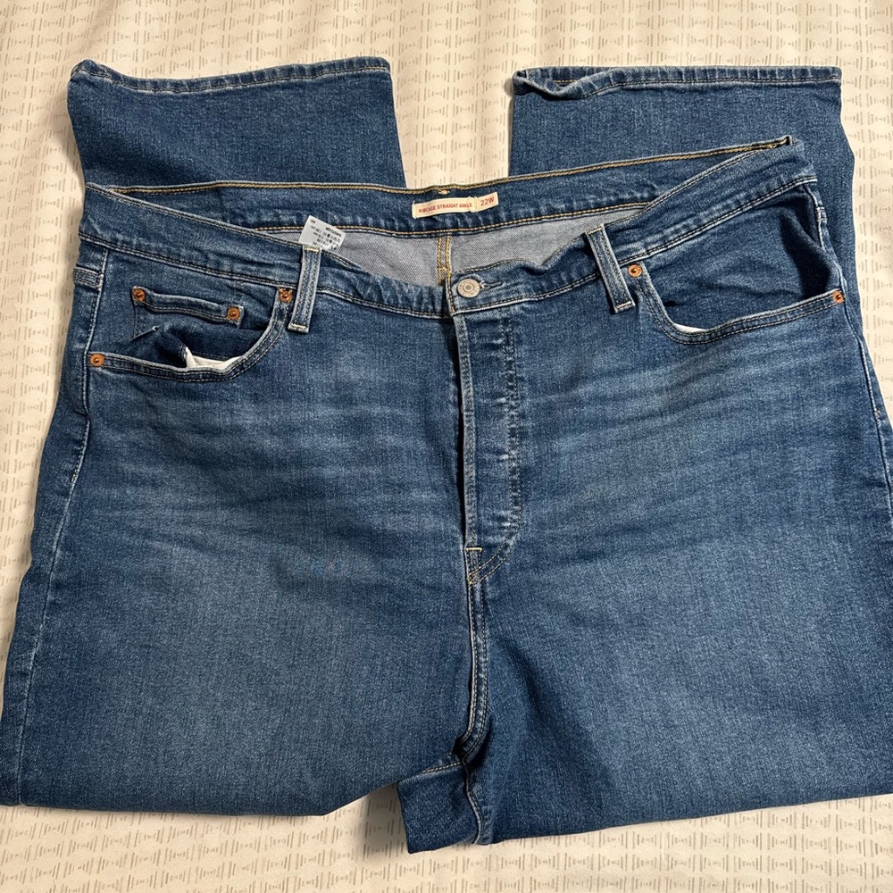 Levi's Ribcage straight Jeans 22W